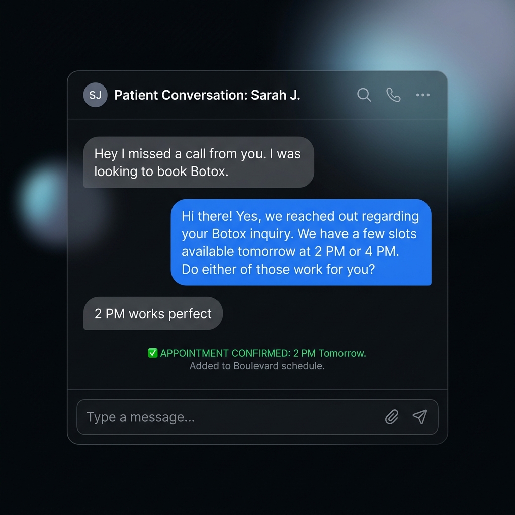 Operational SMS snippet of demand recovery